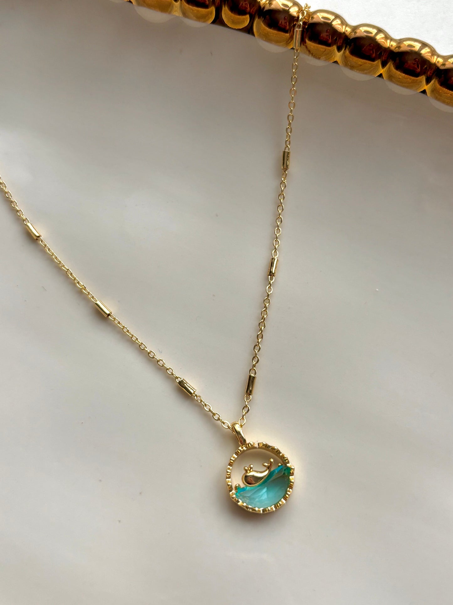 "Whale Necklace"