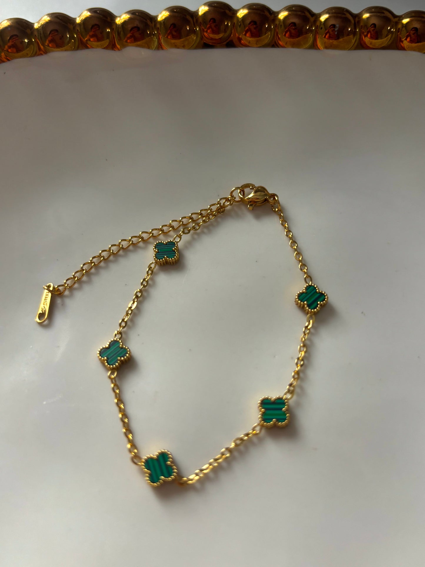 “Green Clover Bracelet”