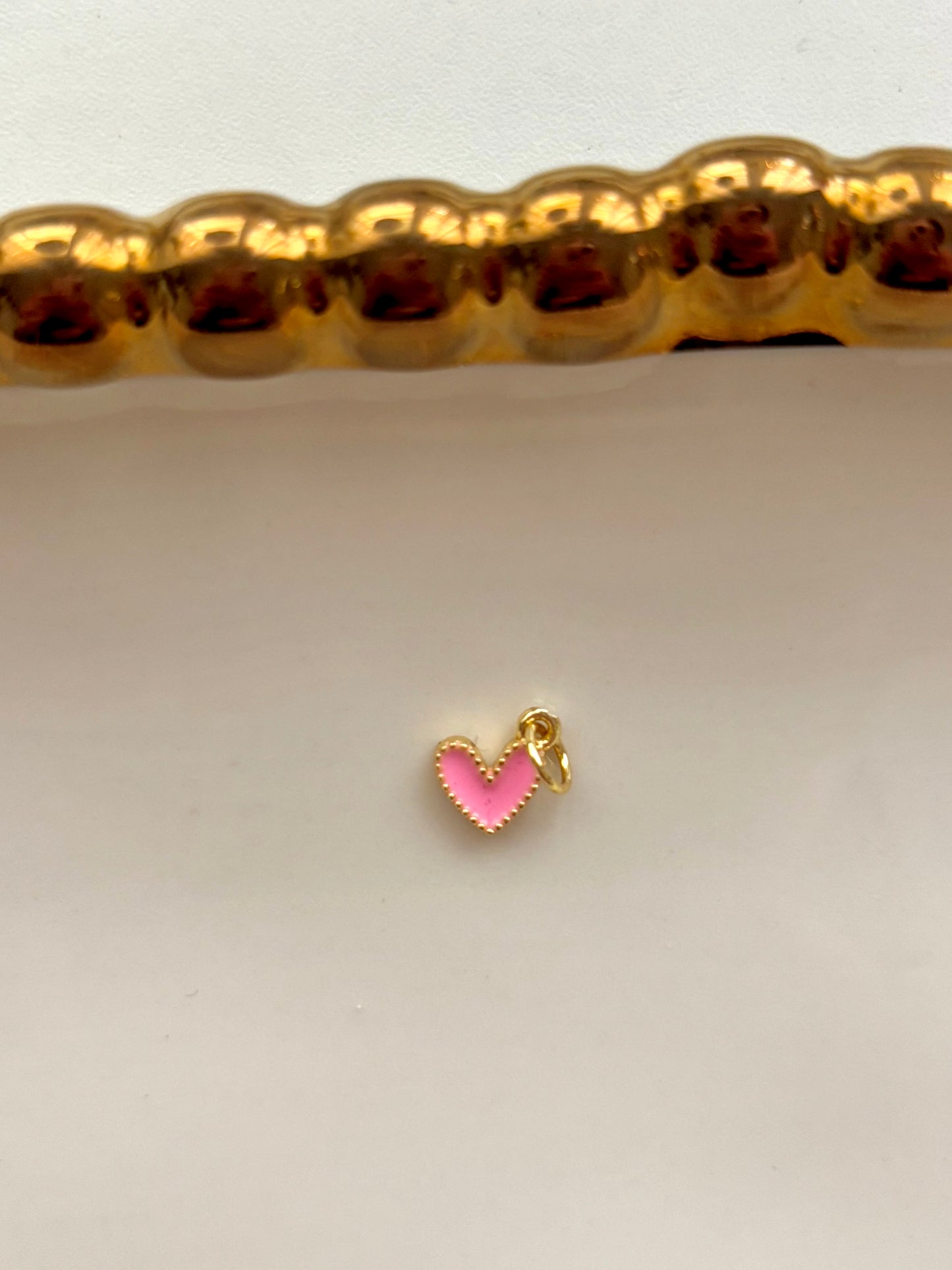 “Pink Heart Charm”