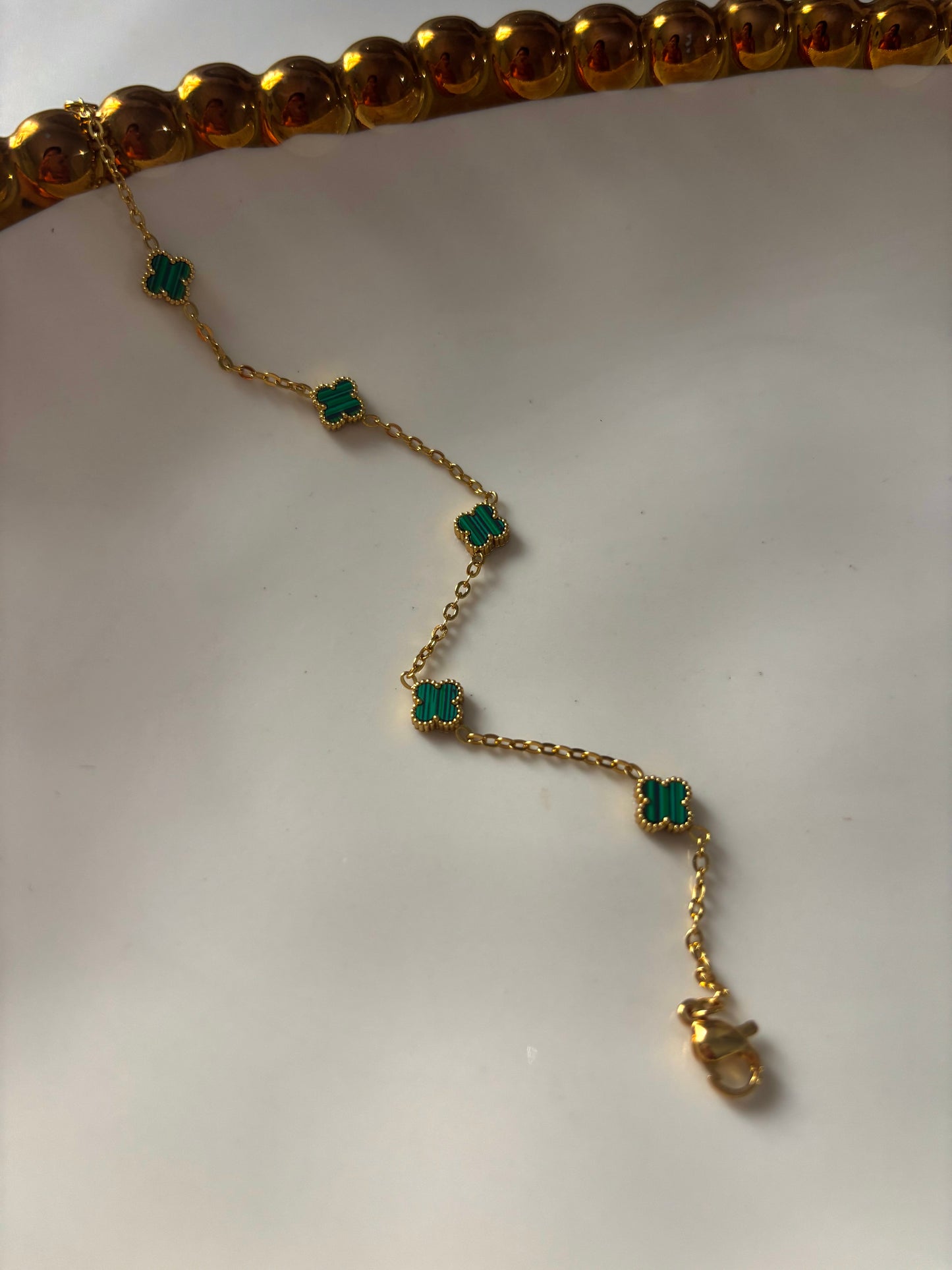 “Green Clover Bracelet”