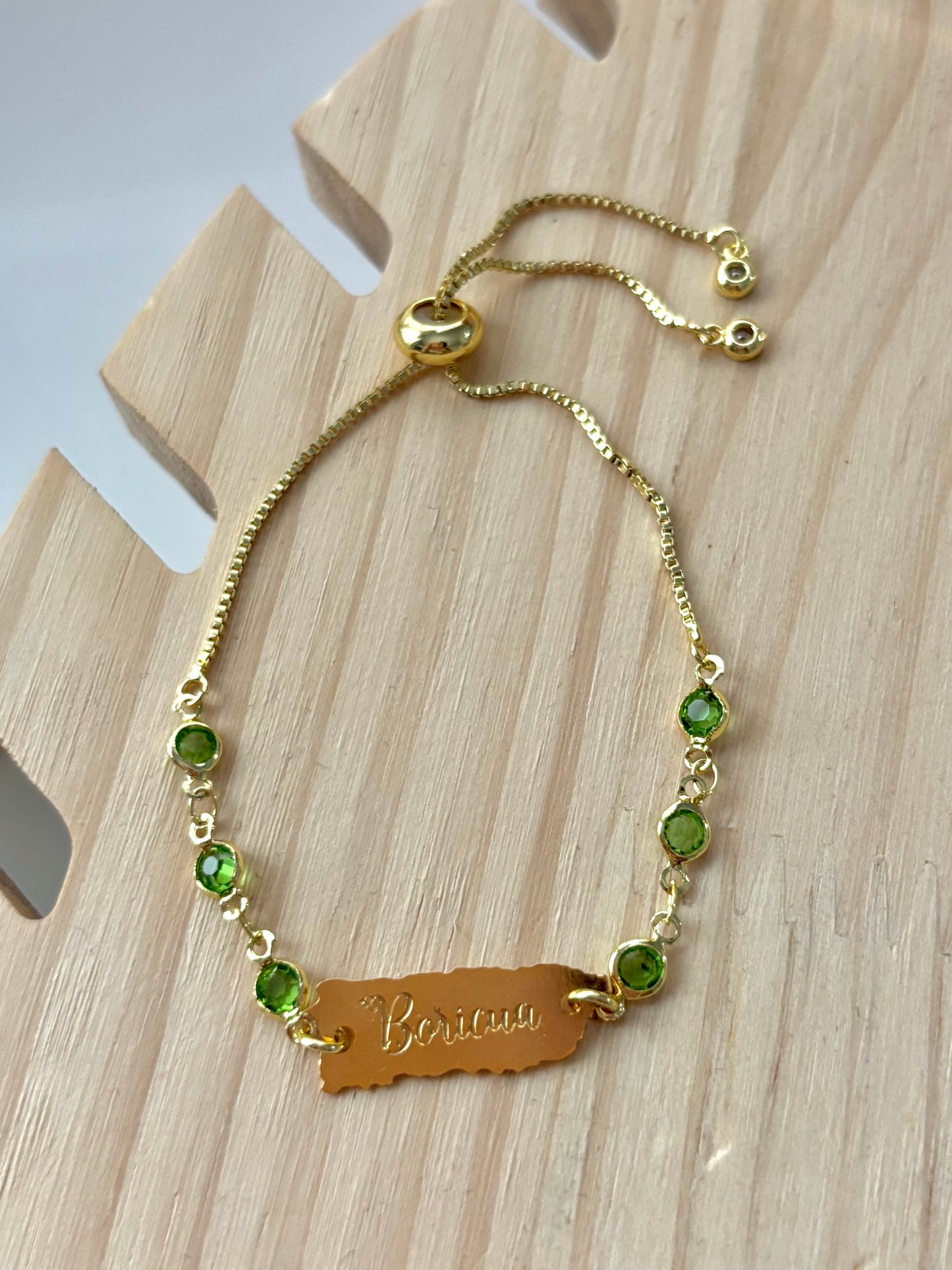 “Boricua Bracelet” Green