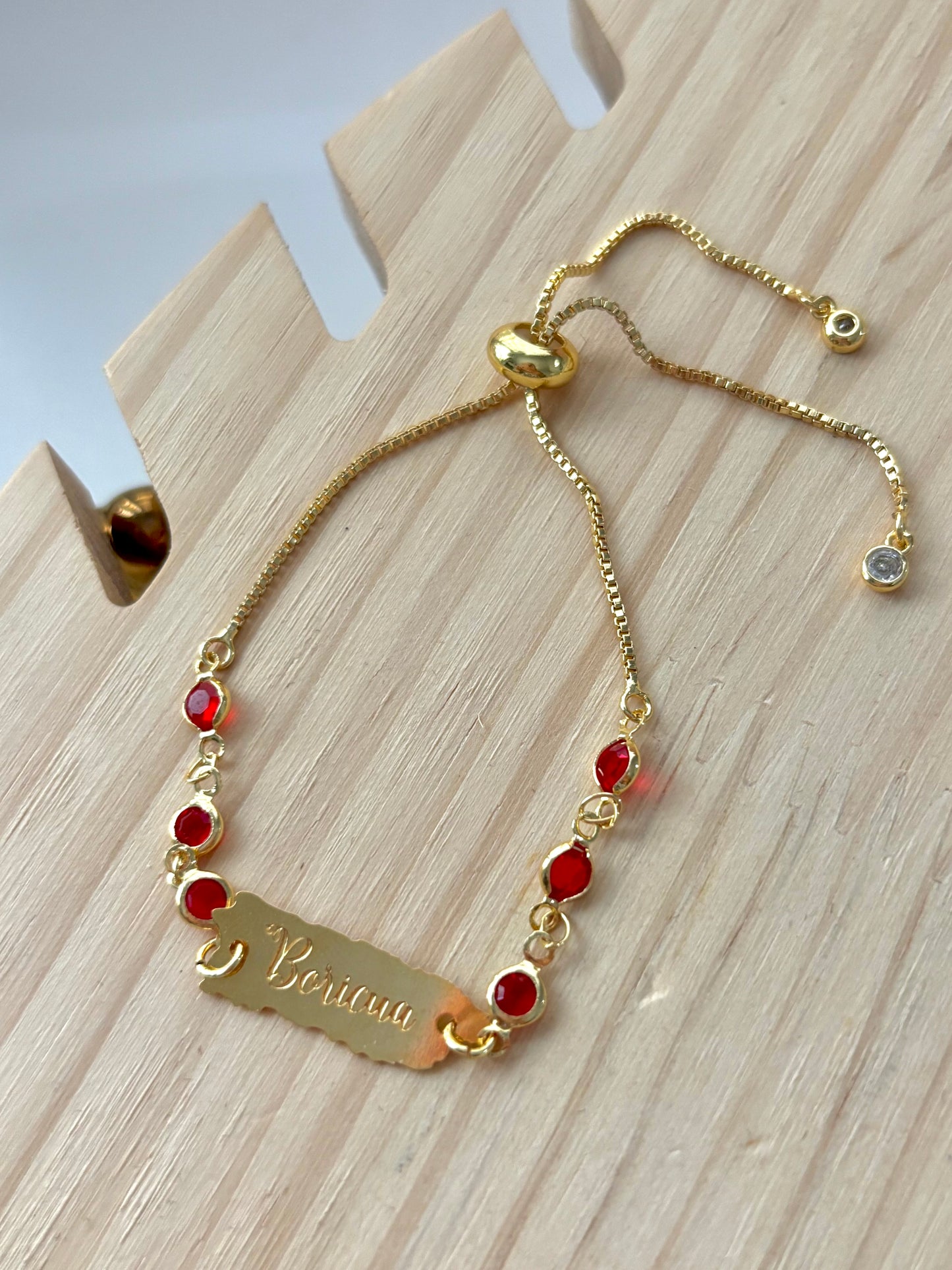 “Boricua Bracelet” Red