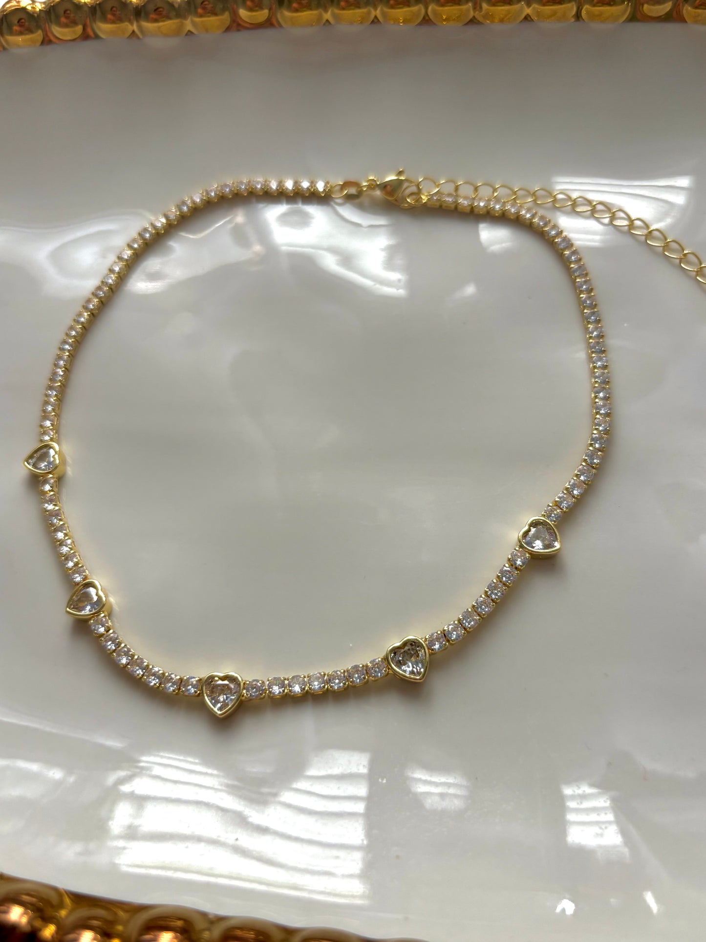 “Diamond heart choker”