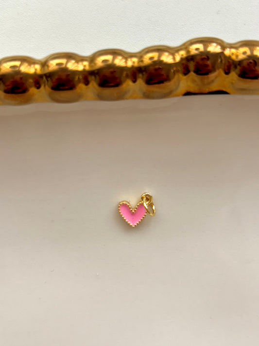 “Pink Heart Charm”